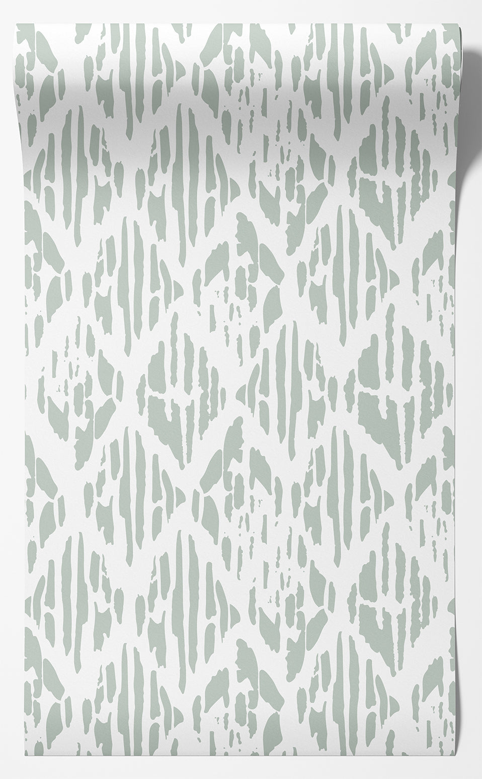 Painted Diamond Wallpaper – Soft Green