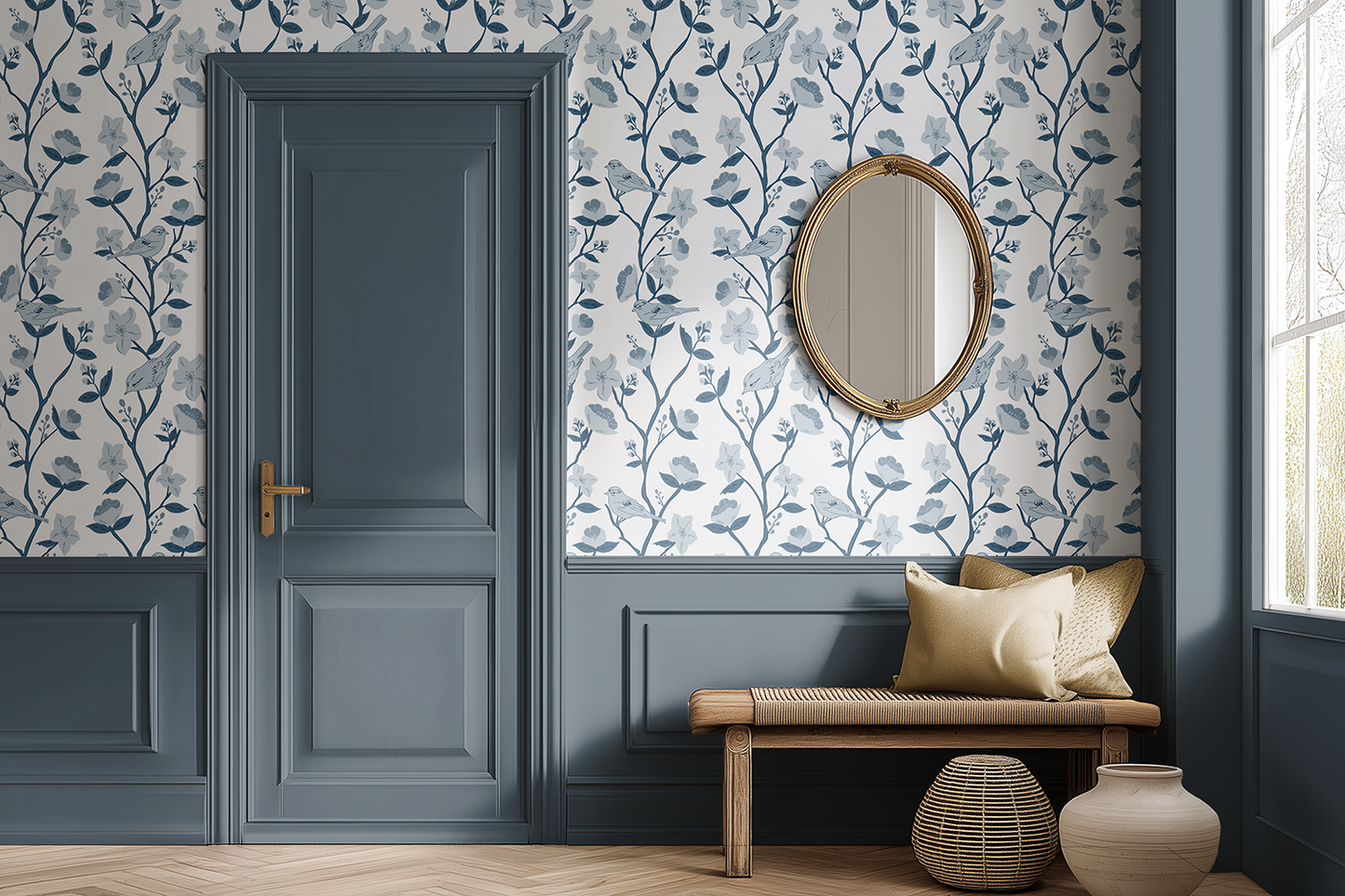 Peach Blossoms Trailing Floral