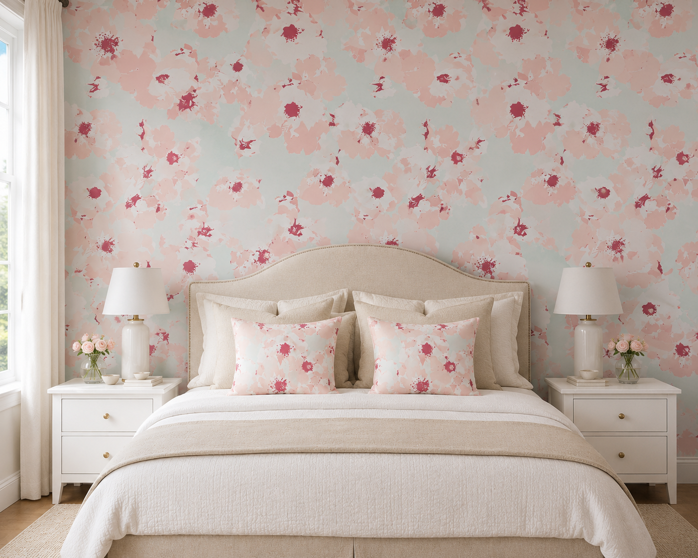 Cascading Roses - Pink