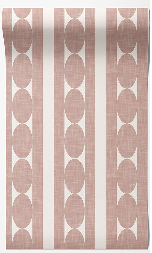 Dotty Stripe Geometric Wallpaper